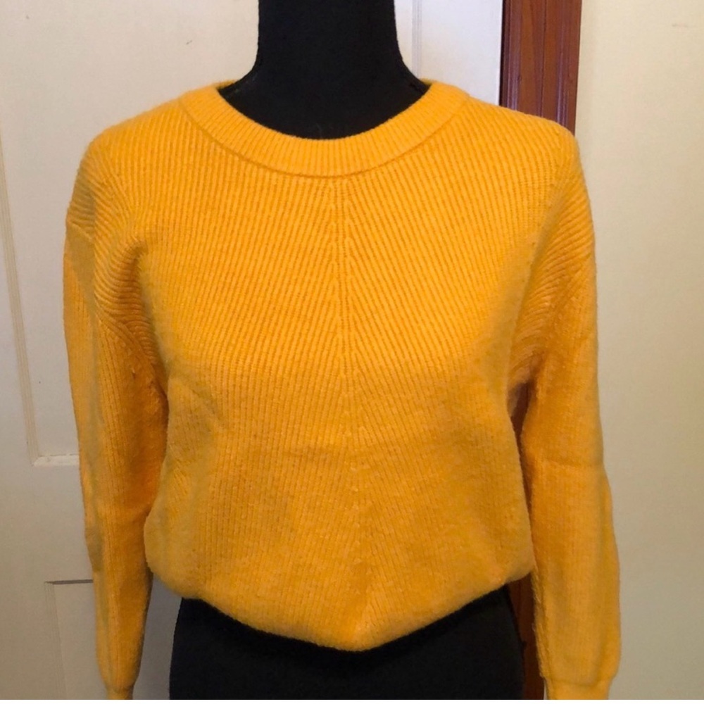 Elodie small Yellow Sweater mustard